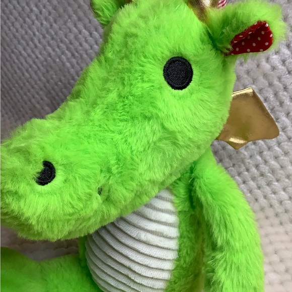 Make Believe Ideas Plush Dragon Sensory Snuggables Stuffed Animal with Chime Toy - Picture 10 of 14